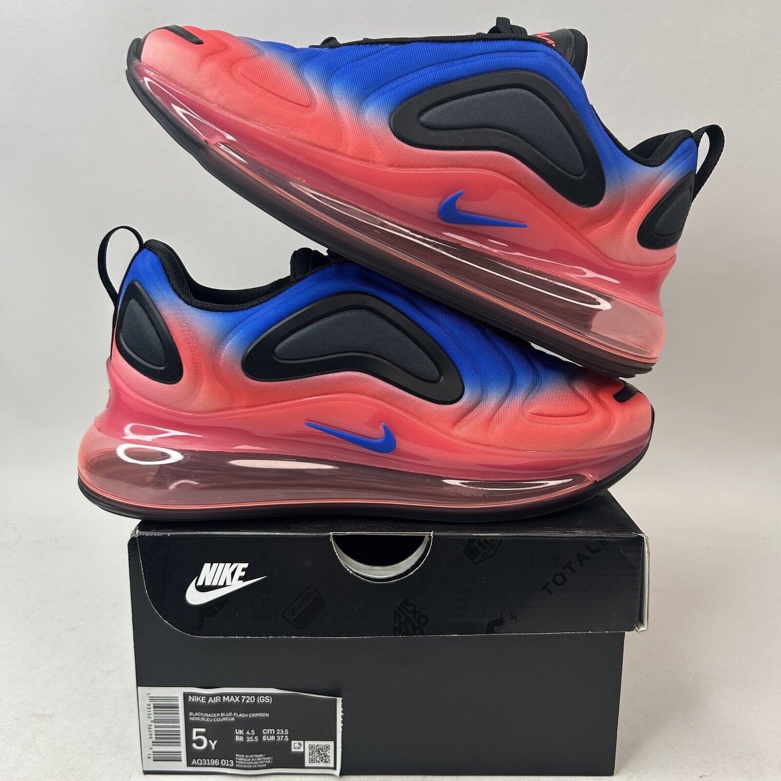 Nike Shoes Air Max 720 Gs “Racer Blue Crimson Red” 2024